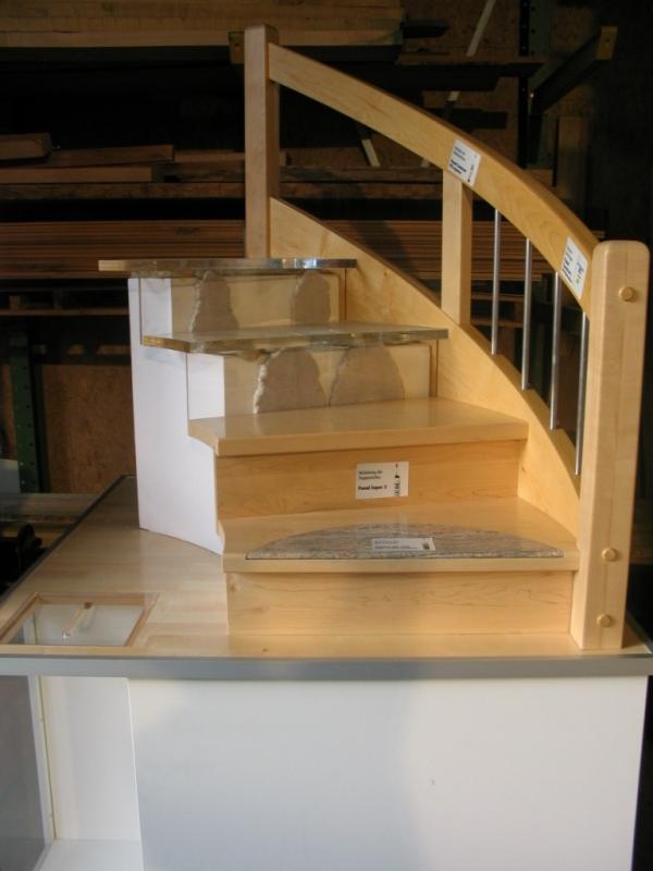 Ausstellung Treppe