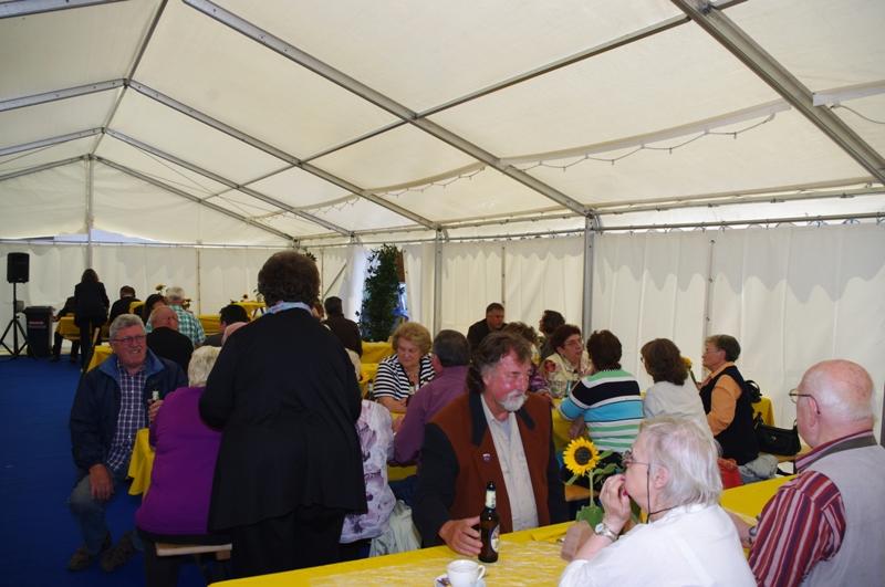 Firmenjubiläum 2013: Essenszelt